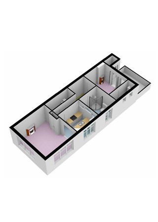 Floorplan - Zandstraat 5BIS, 3901 CH Veenendaal